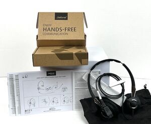 2009 Jabra BiZ 2400 II DUO Headset Version B 2409-820-205 Noise Cancelling Mic